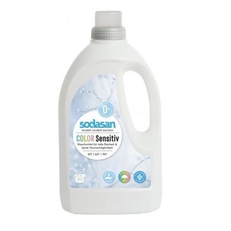 SODASAN Płyn do prania antyalergiczny COLOR SENSITIVE 1,5L